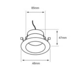 09YDLED015MV30B Bala Led de Techo 9W Blanca – Luz Calida TECNOLITE 03 jpg