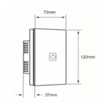 TSWI1MVBTCW Interruptor Smart Sencillo Botones Tactiles 10A Creator I TECNOLITE 06 32 jpg