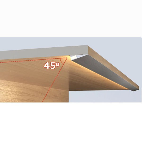 FR2308G Perfil para Cinta Led de Sobreponer en Mueble 228X8 MM FERVICOM 01 jpg