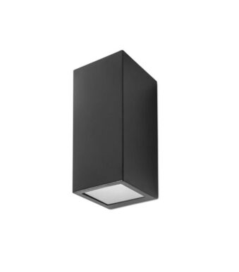 PX 0056 NEG Aplique de Muro Cube Small Negro 01 jpg