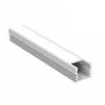 R17FER17123303G Perfil para Cinta Led de Sobreponer R1712 Color Gris por 3 Metros FER 01 jpg