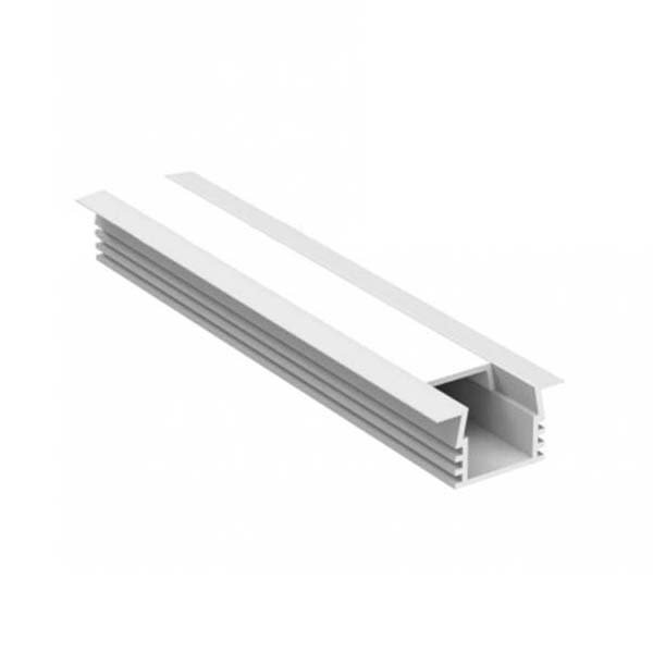 RA1FER16123303G Perfil para Cinta Led de Incrustar RA1612 Color Gris por 3 Metros FER 01 jpg