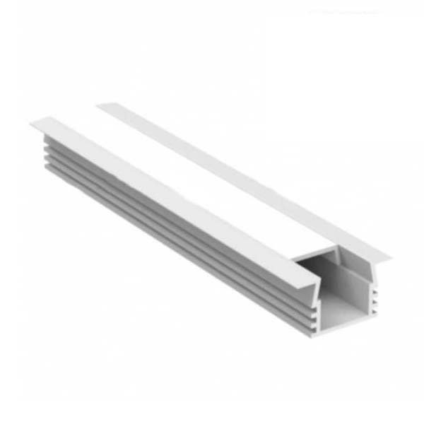 RA1FER17123303G Perfil para Cinta Led de Incrustar RA1712 Color Gris por 3 Metros FER 01 jpg